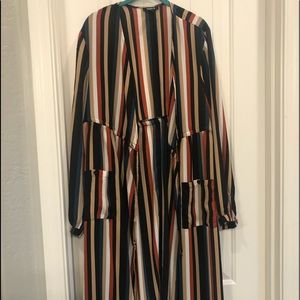 Multi colored duster